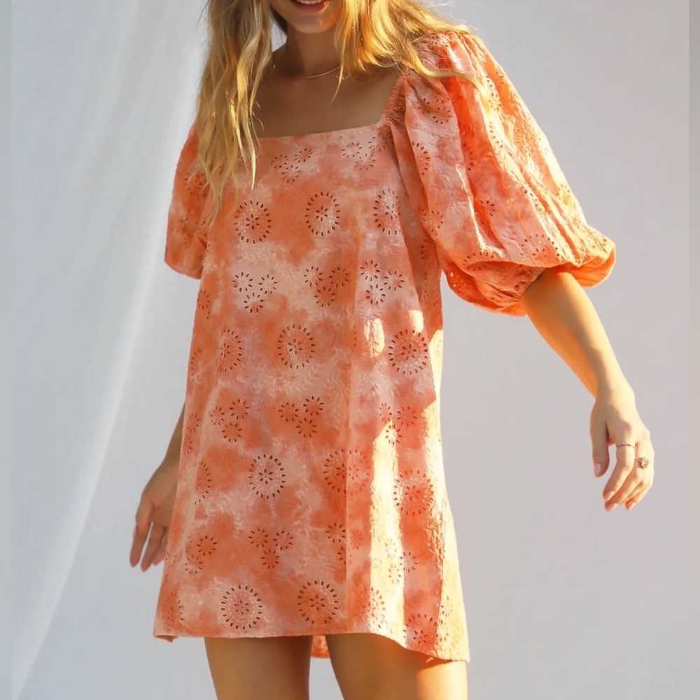 Jen’s Pirate Booty Ashbury Mini Dress in Apricot - Picture 2 of 4